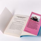 Texte: "Die einundzwanzig häufigsten Behauptungen aus dem AfD-Dunstkreis" und "Daniel Rensing". Buch mit aufgeklapptem Cover.