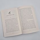 „Lütje Hörn, 1855.“ Illustration einer Möwe. Text beschreibt eine eisige Insel und das harte Leben darauf. Seiten 124-125.