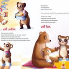 Voll unfair. Voll fair. Eine Bärenfamilie diskutiert und plant gemeinsam. Emotionen von Unzufriedenheit bis Harmonie sichtbar.