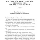 EINS  
ICH GEHE FÜR NIEMANDEN AUF DIE KNIE ... UPS, ICH BIN AUF DEN KNIE  
CARA  
Dreieinhalb Jahre zuvor: der Abend, an dem wir uns kennenlernten