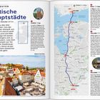 Oben: "INHALT". Links: Bild einer Kirche mit Kuppeln und Bäumen. Unten: "Kirche des Erzengels Michael, Kaunas, Litauen". Rechts: Inhaltsverzeichnis.