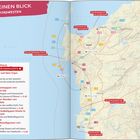 AUF EINEN BLICK *NORDWESTEN. Karte von Sardinien mit Outdoor-Highlights, wie dem "Capo San Marco" und "Altstadtgassen von Castelsardo".
