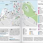 Saint-Tropez Karte mit Sehenswürdigkeiten und Aktivitäten. Kategorien: Essen, Einkaufen, Bewegen, Ansehen, Museen, Schlafen.