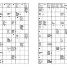 Kreuzworträtselraster mit Fragen zu Prominenten, Gegenständen und Orten, ergänzt durch Abkürzungen und sprachliche Hinweise.