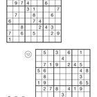Zwei nummerierte Sudoku-Rätsel: oben 11, unten 12, beide 9x9 Felder. Nummer 6 und Glühbirnensymbole unten links.