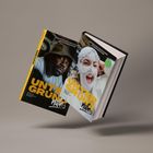 "Eine Reise durch Deutschlands Untergrundpartyszene", Cover zeigt zwei Personen: links mit Hut, rechts mit gehäkelter Maske.