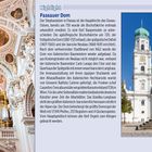 **Highlight Passauer Dom:** Beschreibung des Stephansdoms in Passau, Bauphasen, Innenausstattung, und Orgel. Links Detail der Orgel.