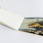 Text: „UTAGAWA KUNISADA (1786–1865)" zeigt ein Fuchs bei Nacht am Wasser in einer Illustration.