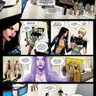 Texte: "Dubai, 16 Stunden später", "Warte mal!", "Ich wittere Ivan...", "Bist du ein Flüchtling?" Zwei Frauen in moderner Kleidung im Gespräch.