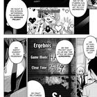 Texte: Kon Piler, @konnn_piler, Alle VTuber..., Ich warte darauf!, ...Projekt..., Ergebnis, Game Mode..., Clear Time: 15:19, RANK, S+. 

Eine Manga-Szene mit sprechenden Charakteren zum Thema VTuber-Projekt.