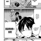 Comic-Szenen mit Dialogen über einen nervösen ersten Tag. Eine Person wird wegen Übelkeit ausgelacht.