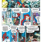Comic mit Spider-Man. Peter Parker hat viele Gedankenblasen. Er überlegt, wie er ein Problem lösen kann und erwähnt Dr. Strange.