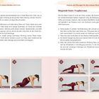 Seite mit Anleitung für "Babyplank" und "Diagonale Katze" Übungen, dazugehörige Bilder.