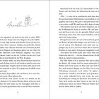 Textseite mit Kapitelüberschrift „1 Aurelie“ und gezeichneten Ballettschuhen; Beginn einer Erzählung über Trauer und Vergangenes.