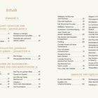 Inhalt mit Vorwort, Kapiteln zu Kunst und Epochen, Lebensgestaltung, Gemälden und Quellen, Danksagung, Autorin, Impressum.