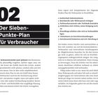 02. Der Sieben-Punkte-Plan für Verbraucher: 1. Dokumentieren 2. Beschwerde einlegen 3. Kontaktieren 4. Schlichten 5. Klage 6. Teilnehmen 7. Bewerten.  
  
