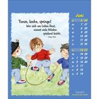 „Tanze, lache, springe! Wer sich am Leben freut, nimmt viele Hürden spielend leicht.“ - Jürgen Dörf. Juni-Kalender. Kinder spielen Seilspringen.