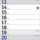 Kalender für Juni: 1. Di, 2. Mi, ... 6. So (Hervorhebung), Sommeranfang am 21., Symbole für Mondphasen und Tageslicht.