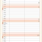 Text: "Wirtschaftsprüfer Karl-Heinz L. und seine Verlobte... leidenschaftlichen Inhalt gegeben."
Kalenderblatt mit Illustration.