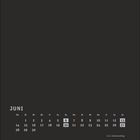 Kalender für Juni 2021 mit hervorgehobenen Sonntagen: 6, 13, 20, 27. Hinweis unten: "21.6. Sommeranfang".
