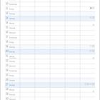 Kalender für Juni. Tage und Wochentage gelistet. Mond- und Sonnenphasen-Symbole sichtbar. Großzügiger Leerraum.