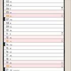 Aufgetragen ist ein Kalender für den Juni. Oben ist eine Illustration mit einem Kind, das einen Mann umwirft.