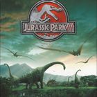 "Jurassic Park III" und "06" sind zu sehen. Eine Landschaft mit Dinosauriern und fernen Bergen im Hintergrund.