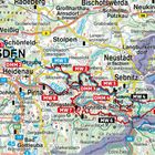 Kartenansicht von Dresden und Umgebung mit markierten Punkten DMM1-8 und MW1-8.