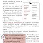 Texte enthalten Anleitungen zur französischen Grammatik, eine Konversation über soziale Normen und Fachbegriffe mit Übersetzungen.