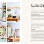 Texte: "Die wichtigsten Begriffe und Regeln rund ums Fermentieren", "Wasser", "In Salzlake fermentieren", "Im Eigensaft fermentieren"...

Links: Ein heller Raum mit Holzmöbeln, Geschirr, Gemüse und Pflanzen als Deko.