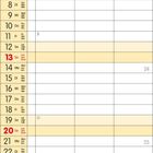 Kalender für Juni 2027. Wochentage und Daten angezeigt. Feiertage markiert. Notizen unten: Fest der Republik Italien, Sommeranfang.