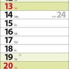 Kalender für Juni 2027. Wochenendtage sind hervorgehoben, „Sommeranfang“ am 21. Juni. Kalenderwochen sind angegeben.