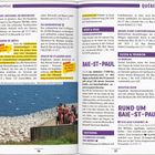 Texte: "INSIDER-TIPP", "Kunst im Garten", "Einsamkeit mit Meeresrauschen".

Foto von Personen mit vielen Möwen am Wasser.