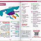 "INHALT", Regionenkarte mit Thessaloníki, Kassandra, Sithonía, Áthos. Kapitel: Urlaubsplaner, Erlebnistouren, Wissen. QR-Code.