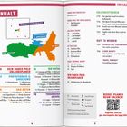 INHALT, TOSKANISCHER ARCHELPEL, PORTOFERRAIO & UMGEBUNG, DER WESTEN, DER OSTEN. Farbiges Inhaltsverzeichnis mit Regionenkarte.