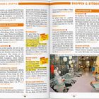 Erlebnistouren: Stadtgeschichte, kulinarische Köstlichkeiten und ein marmorner „Stinkefinger“. Links eine detaillierte Stadtkarte.