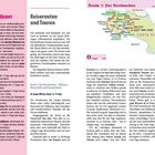 "Reisedauer" erläutert die empfohlene Mindestaufenthaltsdauer. "Reiserouten und Touren" beschreibt flexible Reiseoptionen. Karte oben rechts.