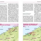 Reiserouten und Touren: Texte über die Erkundung der Ost- und Westküste Belgiens, inkl. Karte mit Routen und Sehenswürdigkeiten.