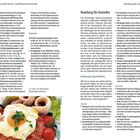 **Hamburg für Kunst- und Museumsfreunde** und **Hamburg für Genießer**; Galerien, Speisen (Aalsuppe, Labskaus), Getränke (Alsterwasser).