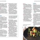 Doppelseite mit Restaurantempfehlungen in San Francisco, inklusive Adressen, Telefonnummern und kulinarischen Highlights.