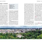Links: „Edinburgh – ein Porträt“ mit Text über die Geschichte und Merkmale; rechts: Zahlen und Fakten über Edinburgh. Darunter Panorama der Stadt.