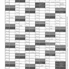 Kalender 2026/27; Monate Juli bis Dezember; enthält Feiertage wie Mariä Himmelfahrt (15. August) und Weihnachten (25. Dezember).