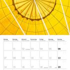 Kalenderseite für Juni 2027. Oben eine gelbe Heißluftballonansicht von innen, sichtbar sind Rippen und Nähte.