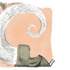 "Aber ich tue doch etwas. Ich sorge für Ruhe." Illustration mit großem Ohr und kleinem grünen Berg.