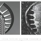 Kalenderblatt mit den Zahlen 6 bis 30. Links: modernes Gebäude mit kreisförmigem Dach. Rechts: Detailaufnahme einer fossilen Struktur.