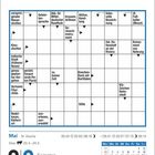 Kreuzworträtsel, darunter: "8 | 9 Samstag Muttertag Sonntag", Monat Mai, Sternzeichen Stier. Kalender rechts unten.