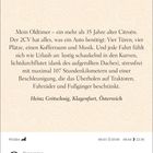 "Mein Oldtimer – ein mehr als 35 Jahre alter Citroën..." Beschreibung eines 2CV. Datum: Donnerstag, 8. April.