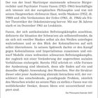 "Weltweiter Befreiungskampf" ist der Titel. Es folgt ein Text über Frantz Fanon und seine antikolonialen Theorien.