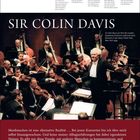 "Sir Colin Davis dirigiert ein Orchester, Musiker spielen. Text im Kalenderformat: September 20-26."