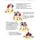 "Ich trainiere Ringen", "22 Runterreißer mit Armhebel von außen (G/F)". Illustrationen zeigen Ringer in verschiedenen Positionen.